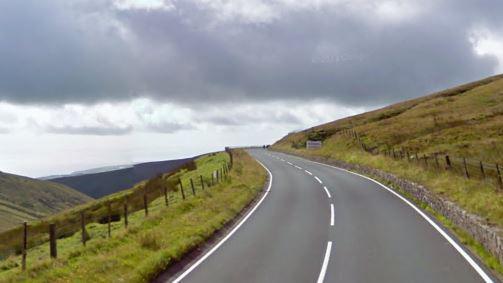 A section of the Mountain Road near the veranda