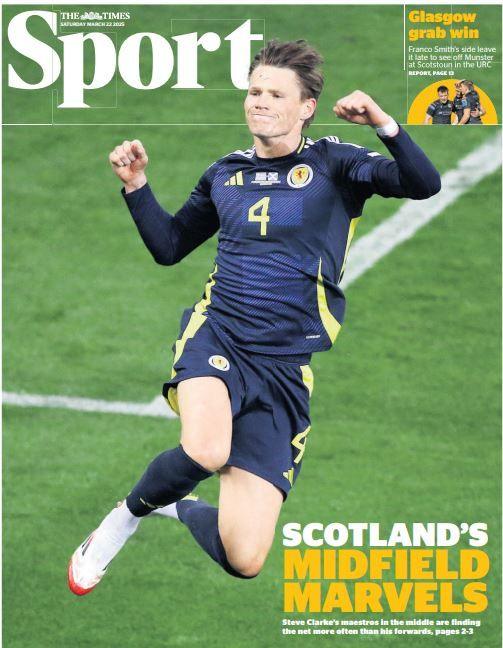 Times front of sport supplement