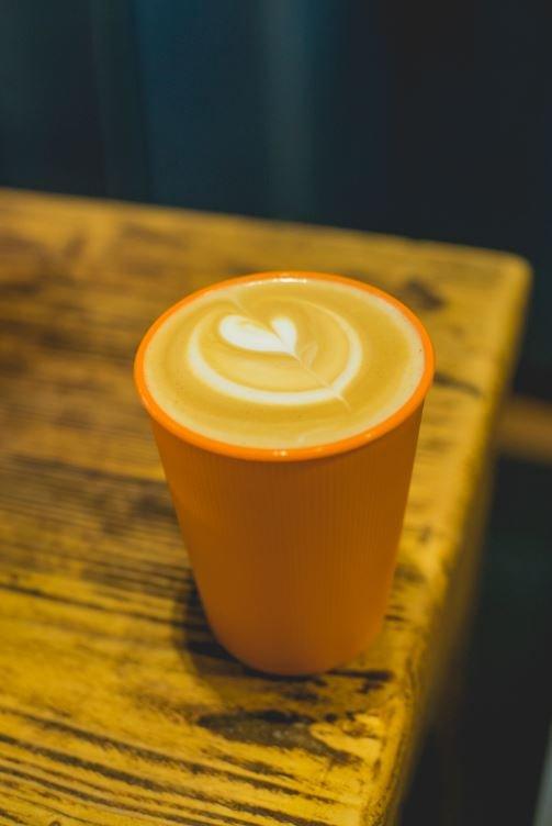 Coffee in reusable cup