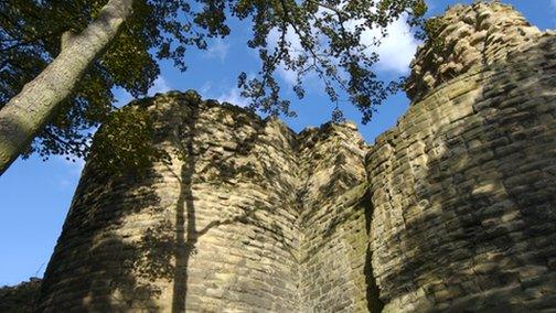 Remains of Pontefract Castle