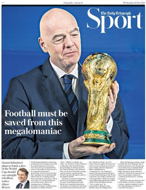 Daily Telegraph sports section