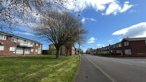 A streetlight in Winlaton