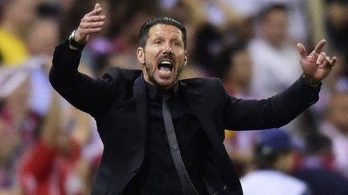 Atletico Madrid coach Diego Simeone