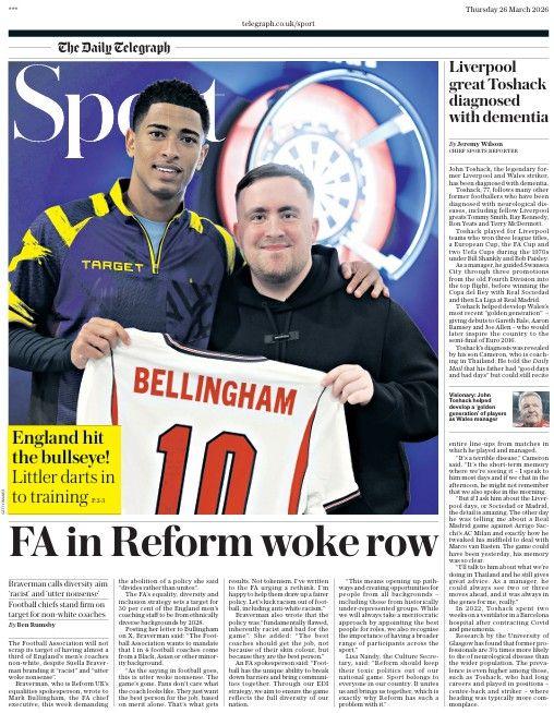 The Daily Telegraph sports section