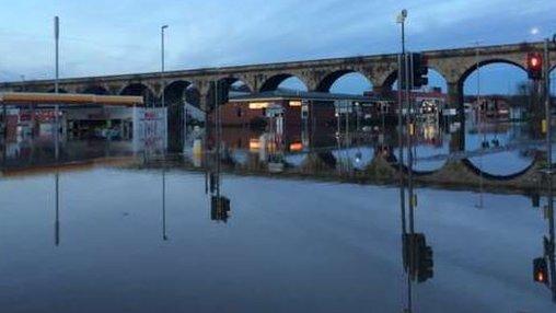 Flooding in Kirkstall