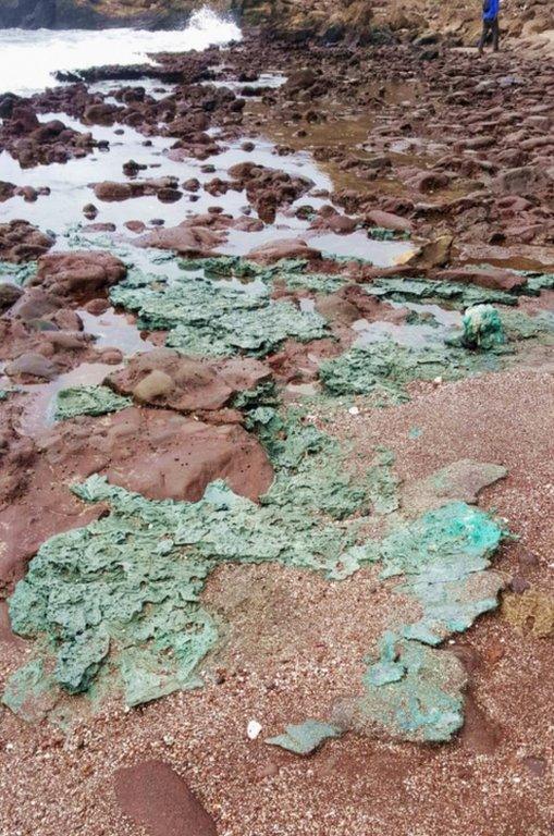 'Plastic rocks' on Trindade Island