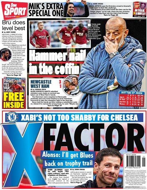 The Daily Star back page