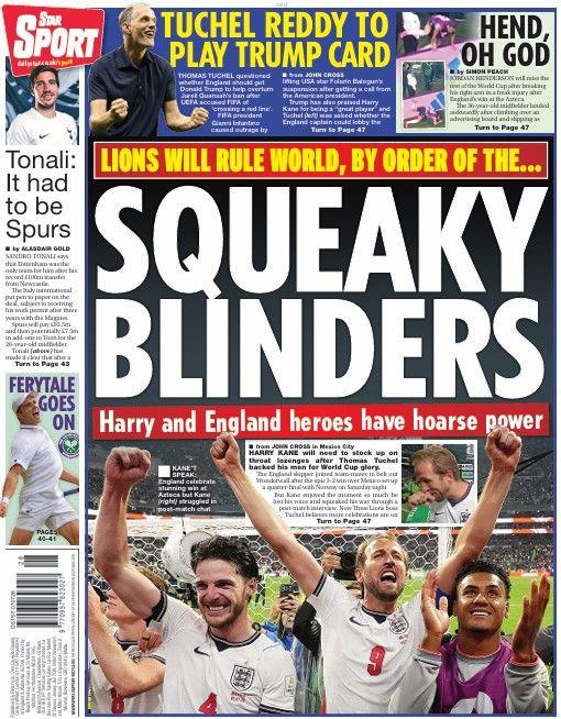 Daily Star back page
