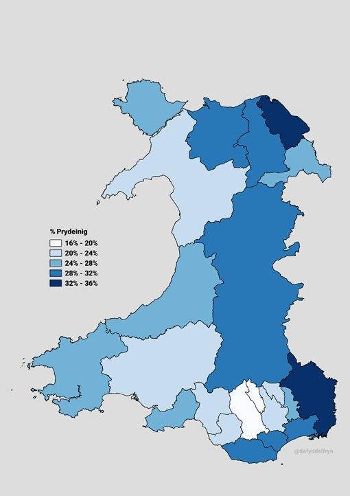Map Prydeindod