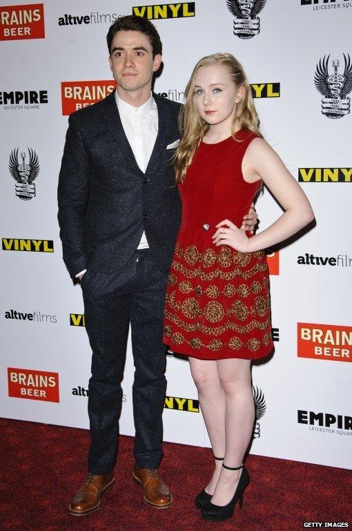 Actors Jamie Blackley and Alexa Davies