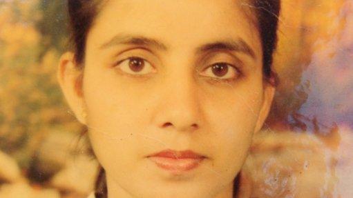 Undated family photograph of Jacintha Saldanha