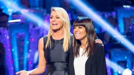 Tess Daly and Claudia Winkleman