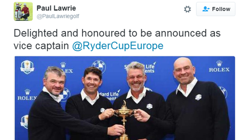 Paul Lawrie tweet