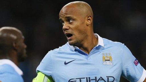 Manchester City captain Vincent Kompany