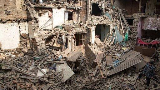 Aftermath of Nepal earthquake