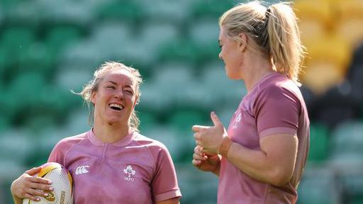 Edel McMahon (left) and Sam Monaghan are Ireland co-captains since 2023 
