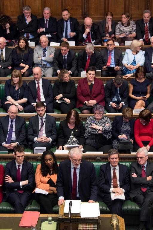 Jeremy Corbyn speaking in the Commons