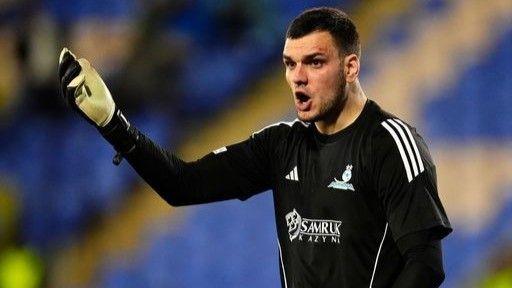 Kairat goalkeeper Aleksandr Zarutskiy