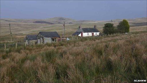 The old toll cottage on the Denbigh to Pentrefoelas turnpike road