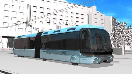 Proposed trolleybus system for Leeds c/o Metro