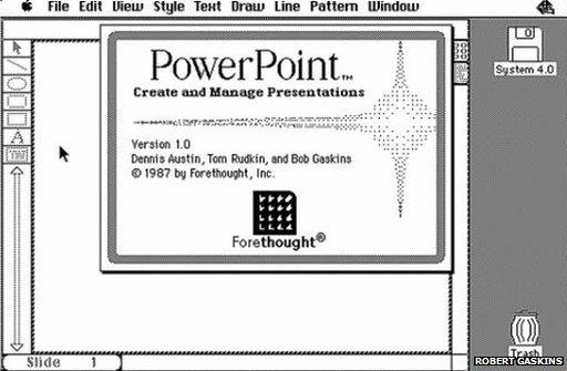 PowerPoint 1.0 screenshot