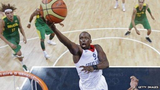 Luol Deng in action at the 2012 Olympics