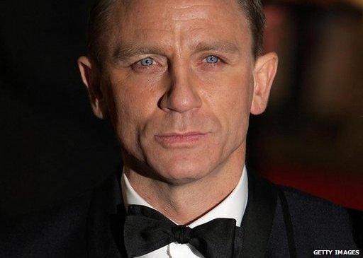 James Bond image with text hidden inside