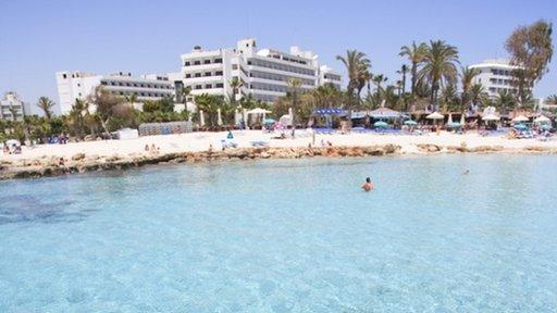 Seaside beach hotel in Cyprus
