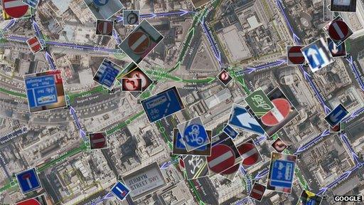 Google Map of central London