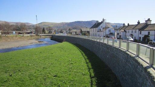 Keswick flood defences