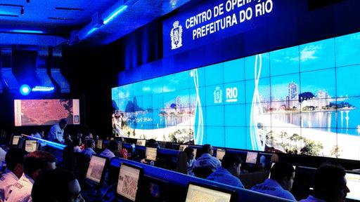 Operation centre in Rio de Janeiro