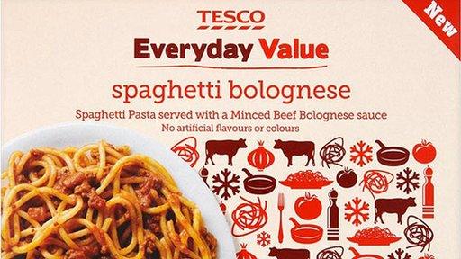 Tesco Everyday Value Spaghetti Bolognese