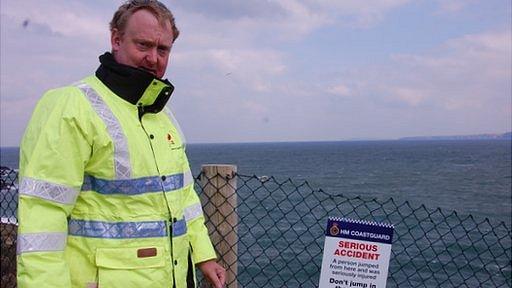 Matt Pavitt at Towan Head, in Newquay