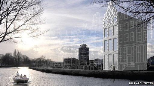 Artists impression of the canal house