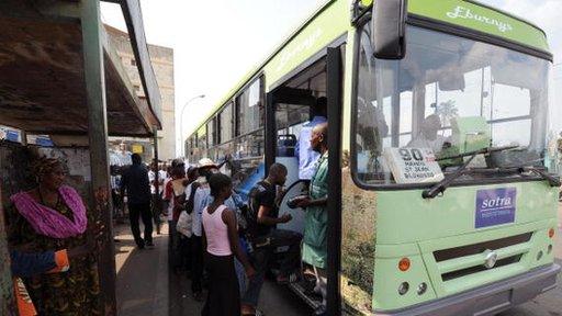 Bus in Abidjan