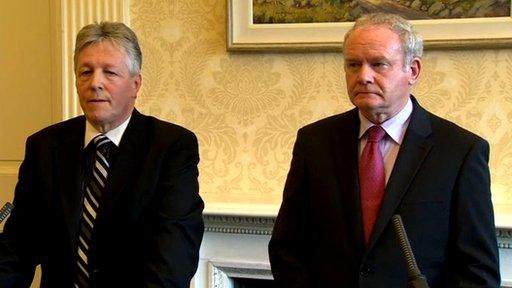 Peter Robinson and Martin McGuinness