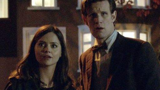 Jenna-Louise Coleman and Matt Smith in Doctor Who