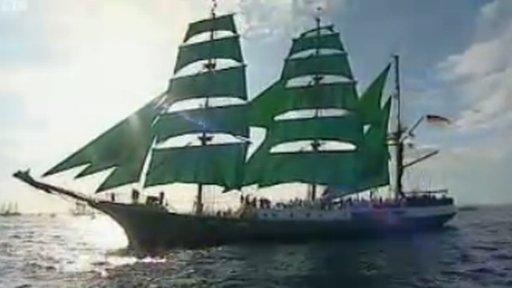 A Tall Ship in Falmouth