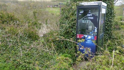 phone box in dorset