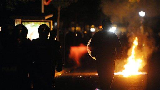 Police under attack in North Belfast