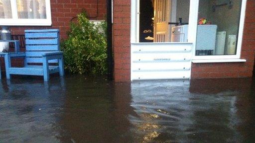 Flood in Swadlincote