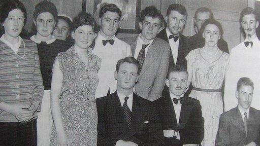 Wellingborough Grammar school production of 'Alibi' in 1956 starring David Frost and Jim Wilson