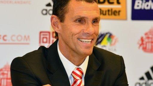 Sunderland boss Gus Poyet