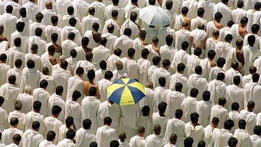 Muslim pilgrims