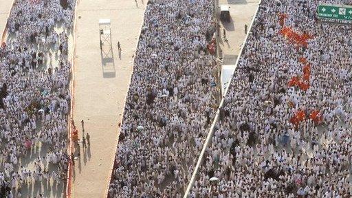 Crowds at the Hajj