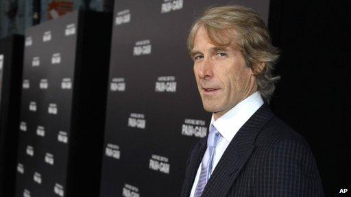 American file director Michael Bay arrives at the LA Premiere of "Pain and Gain" at the TCL Theatre on Monday, April 22, 2013 in Hollywood