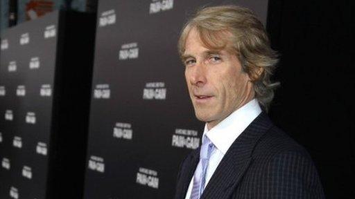 American file director Michael Bay arrives at the LA Premiere of "Pain and Gain" at the TCL Theatre on Monday, April 22, 2013 in Hollywood