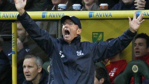 Crystal Palace manager Tony Pulis