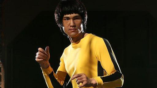 A waxwork of Bruce Lee at Madame Tussauds in Sydney