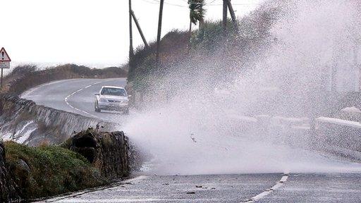 Severe winds are expected to batter parts of Northern Ireland overnight